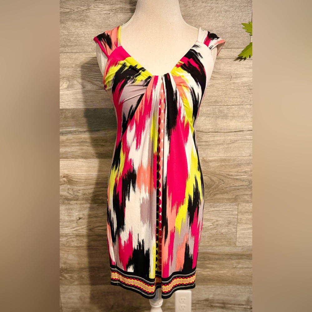 London Style Multicolor Mini Dress